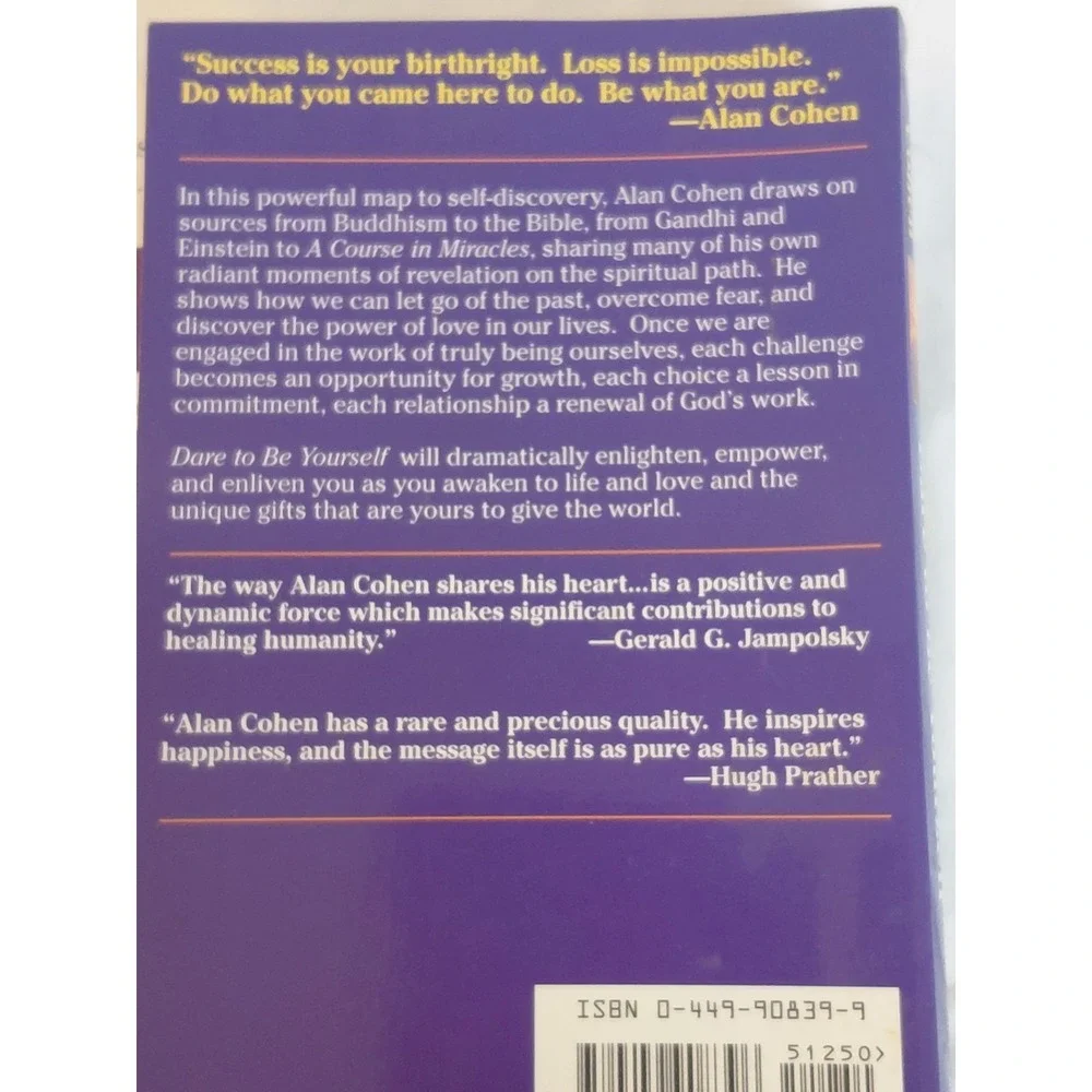 Self Help Book Lot of 3 Dave Pelzer Alan Cohen Paul Arden Motivation Success